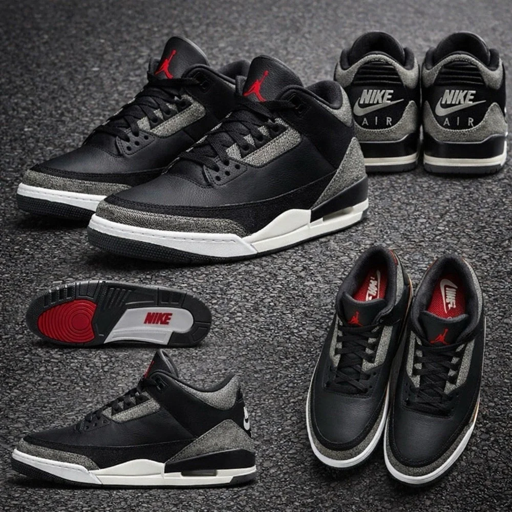 Air Jordan 3 Retro Levi's Black‎ Cement 12M